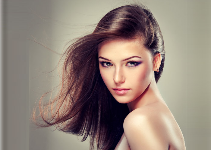 Hair Style 3 – Brunette Long Straight Hair